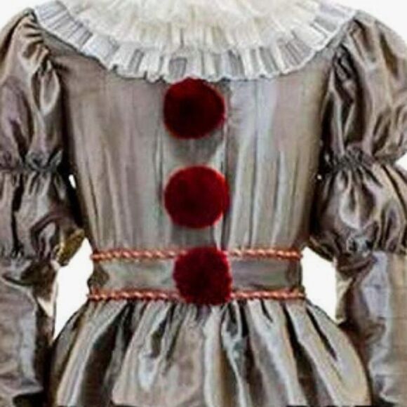 Scary childs Clown Halloween Costume size Medium - Picture 1 of 12
